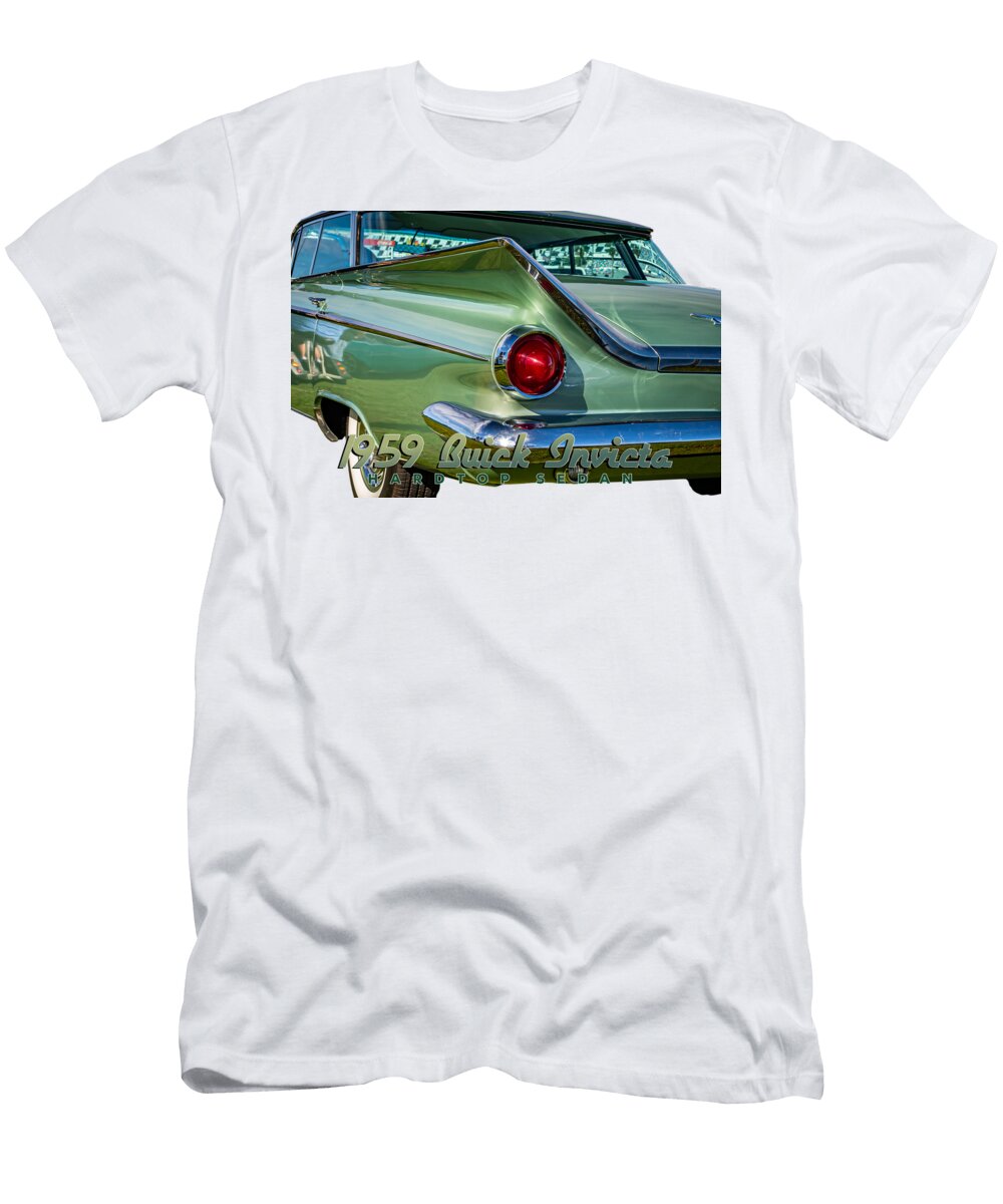 16 1959 Buick Invicta Hardtop Sedan Gestalt Imagery T-Shirt