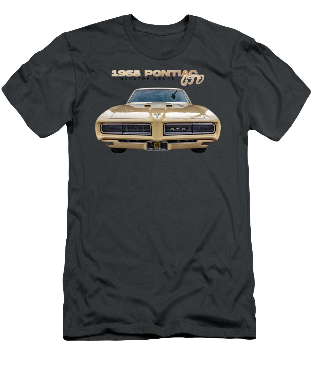 16 1968 Pontiac Gto Hardtop Coupe Gestalt Imagery T-Shirt