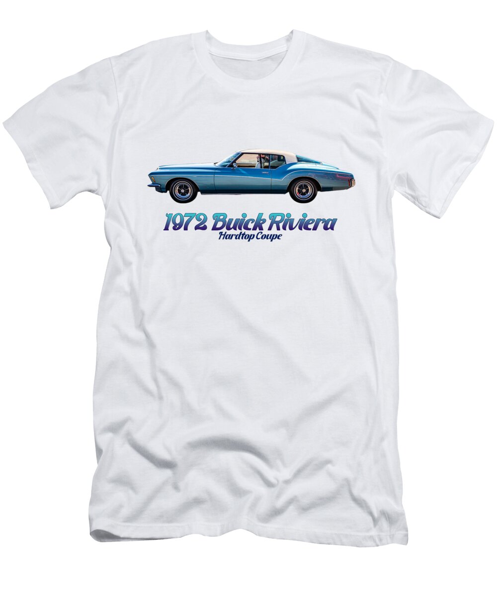 16 1972 Buick Riviera Hardtop Coupe Gestalt Imagery T-Shirt