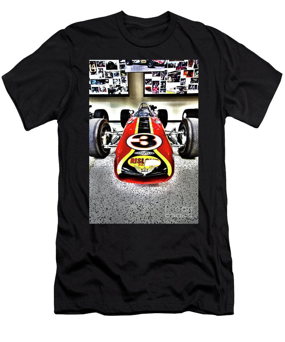 16 Indy Race Car Museum Elite Image Photography By Chad Mcdermott T-Shirt