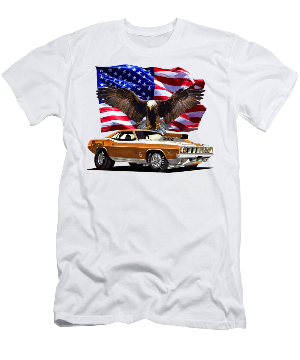 16 Plymouth Hemi Cuda Sox and Martin Pro Stock 1971 Vladislav Shapovalenko T-Shirt