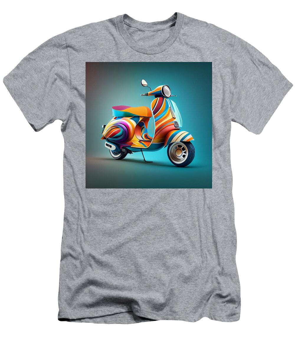 16 Vespa Scooter Art Stephen Smith Galleries T-Shirt