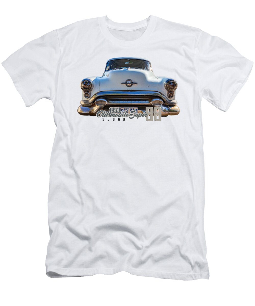 17 1953 Oldsmobile Super 88 Sedan Gestalt Imagery T-Shirt