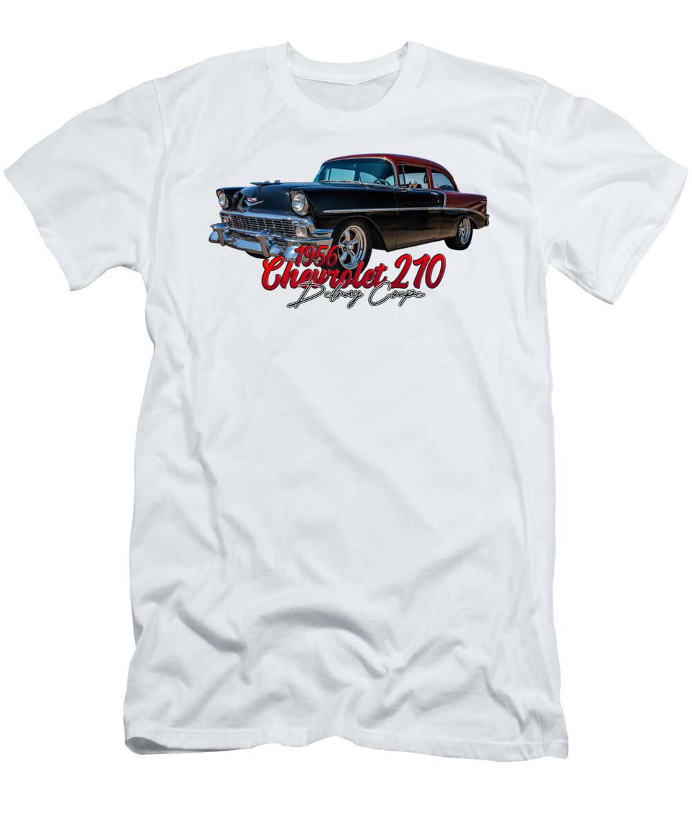 17 1956 Chevrolet 210 Delray Coupe Gestalt Imagery T-Shirt