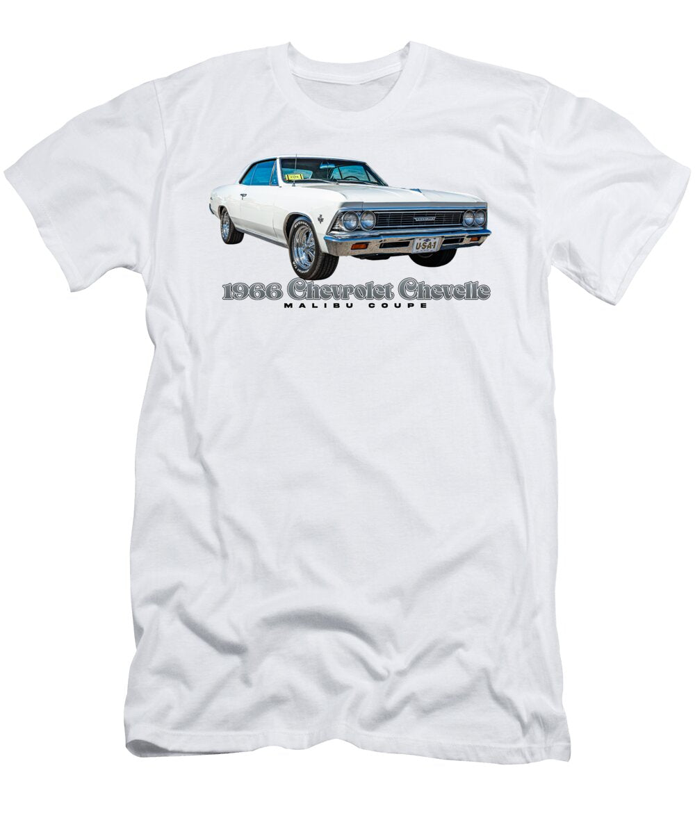 17 1966 Chevrolet Chevelle Malibu Coupe Gestalt Imagery T-Shirt