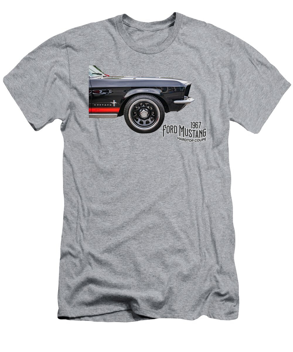 17 1967 Ford Mustang Hardtop Coupe Gestalt Imagery T-Shirt