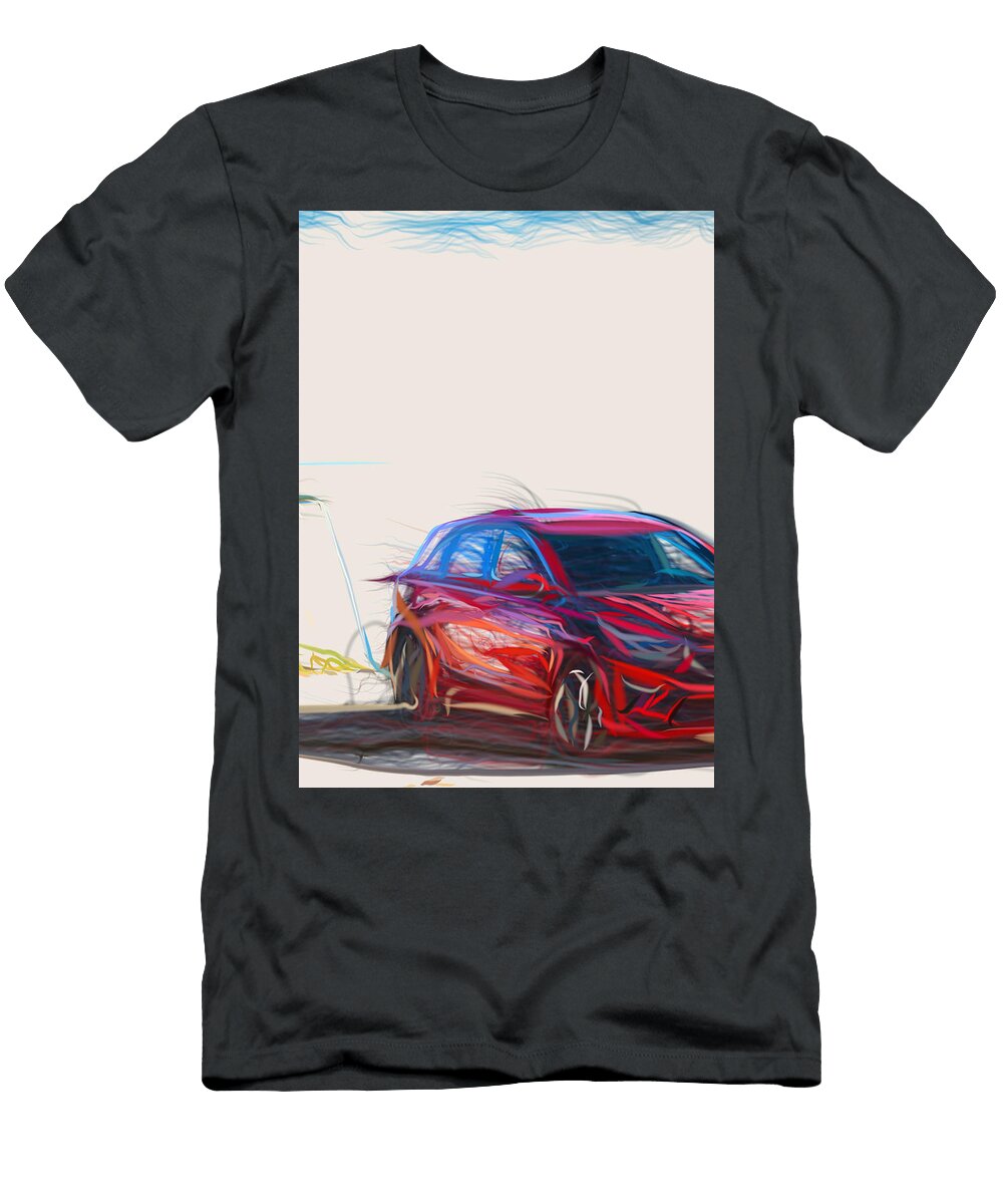 17 Kia Ceed Hatchback Drawing Carstoon Concept T-Shirt