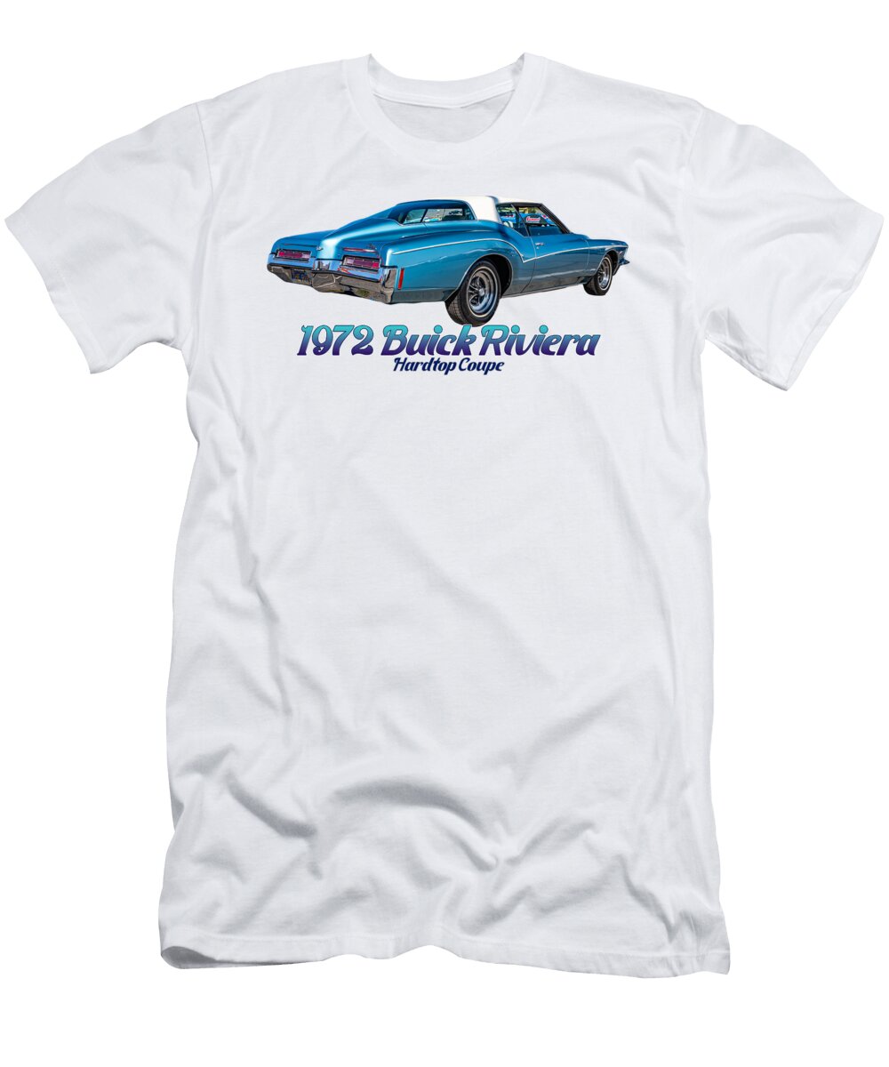 18 1972 Buick Riviera Hardtop Coupe Gestalt Imagery T-Shirt