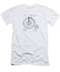 1881 Velocipede Bicycle Patent Artwork Vintage Nikki Marie Smith T-Shirt