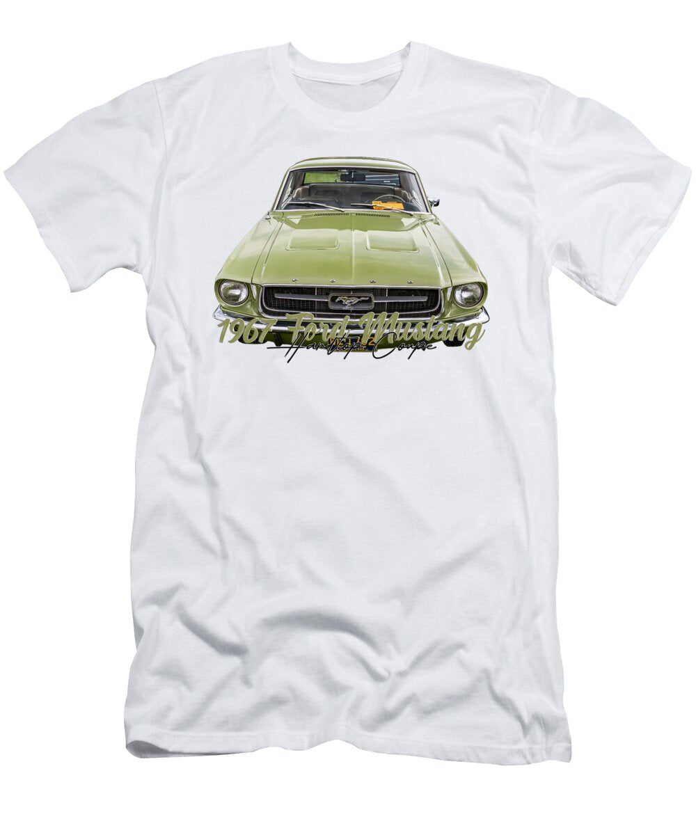 19 1967 Ford Mustang Hardtop Coupe Gestalt Imagery T-Shirt