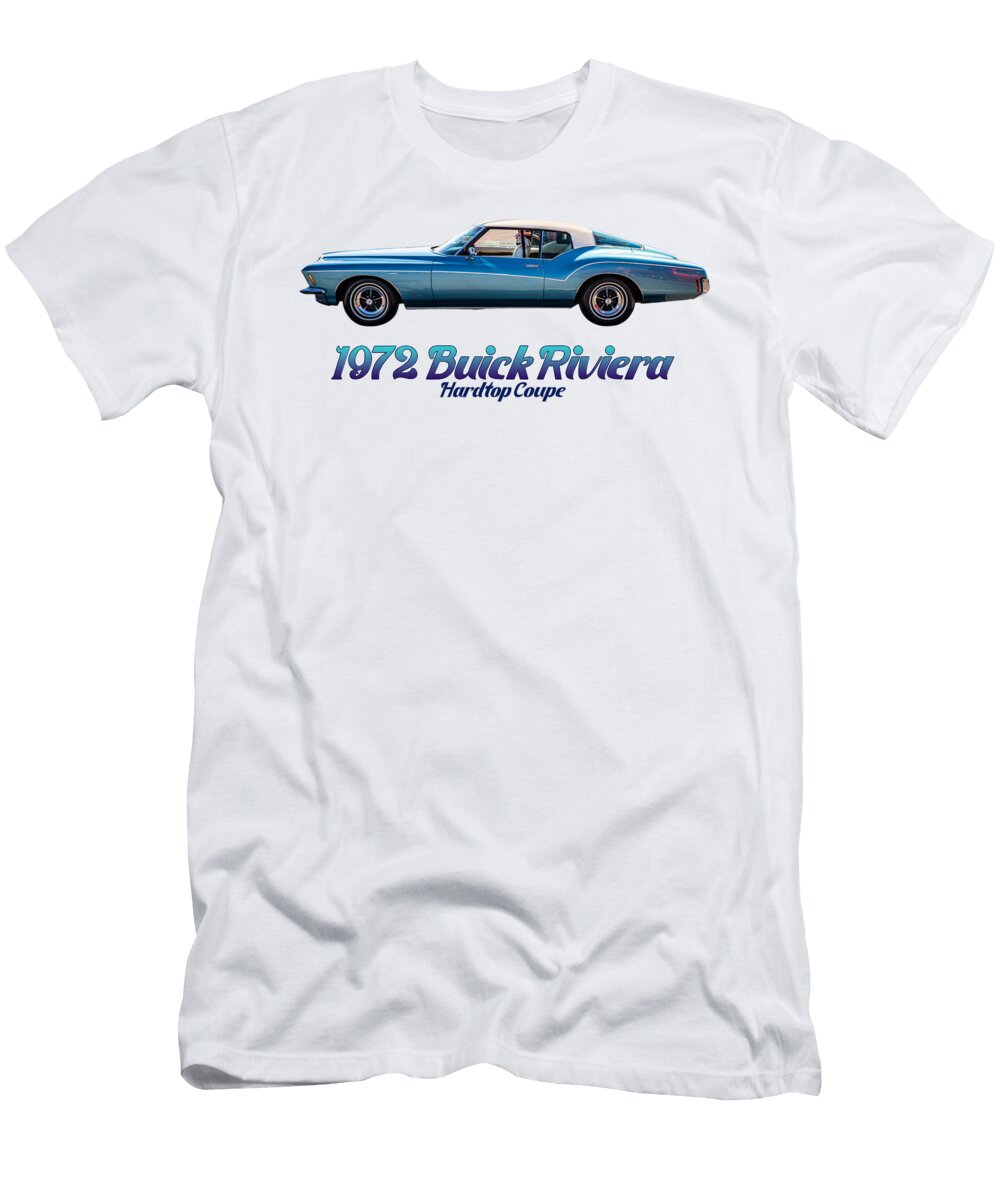 19 1972 Buick Riviera Hardtop Coupe Gestalt Imagery T-Shirt