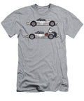 19 Exclusive Legendary Retro Racing Car Silver Porsche 904 6 Gts Coupe 24 Hours of Le Mans Vladyslav Shapovalenko T-Shirt