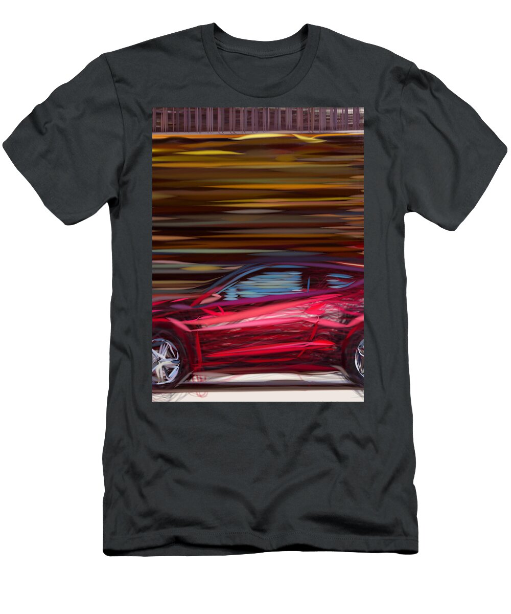 19 Honda Cr Z Hatchback Drawing Carstoon Concept T-Shirt