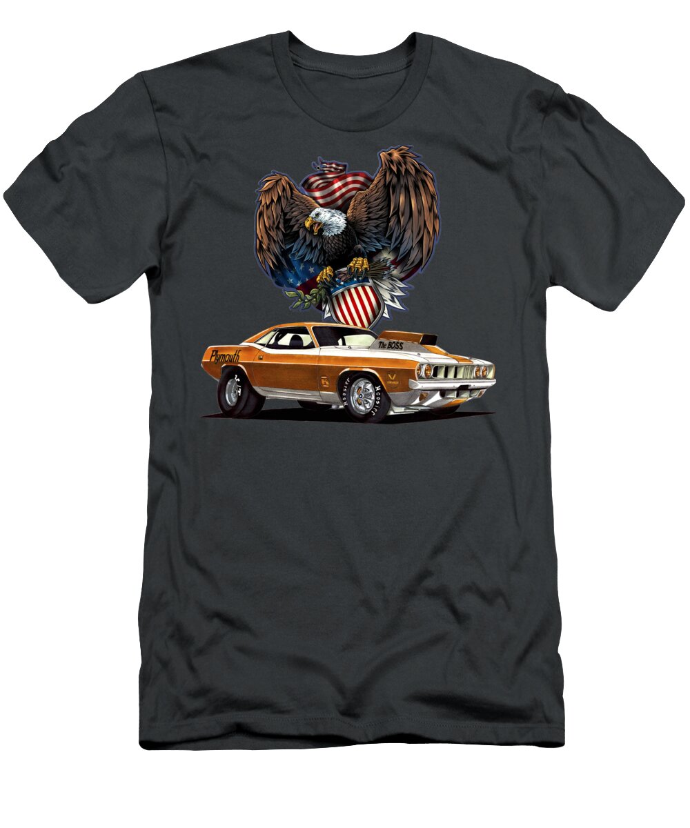 19 Plymouth Hemi Cuda Sox and Martin Pro Stock 1971 Vladislav Shapovalenko T-Shirt