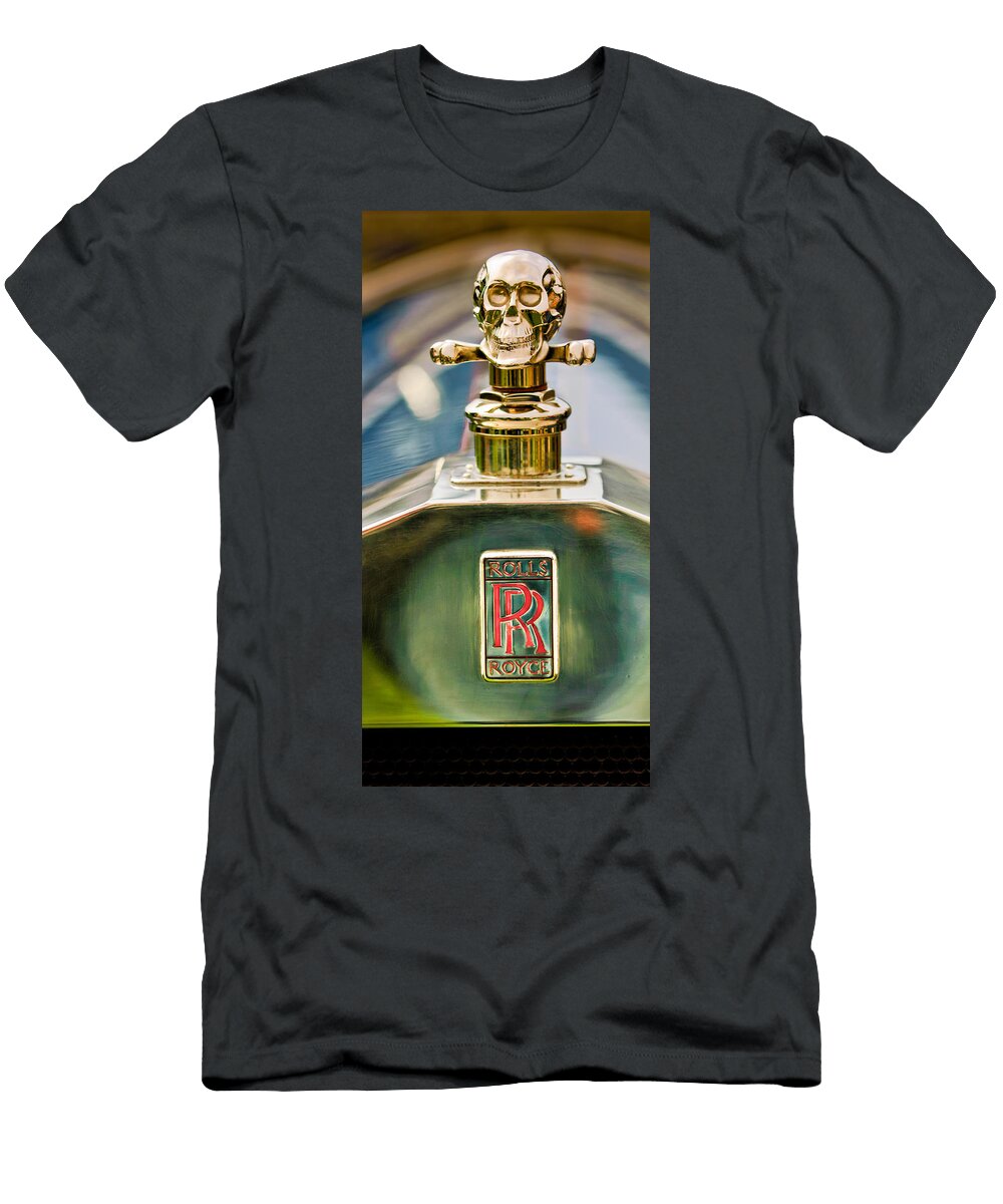 1912 Rolls Royce Silver Ghost Cann Roadster Hood Ornament Emblem Jill Reger T-Shirt