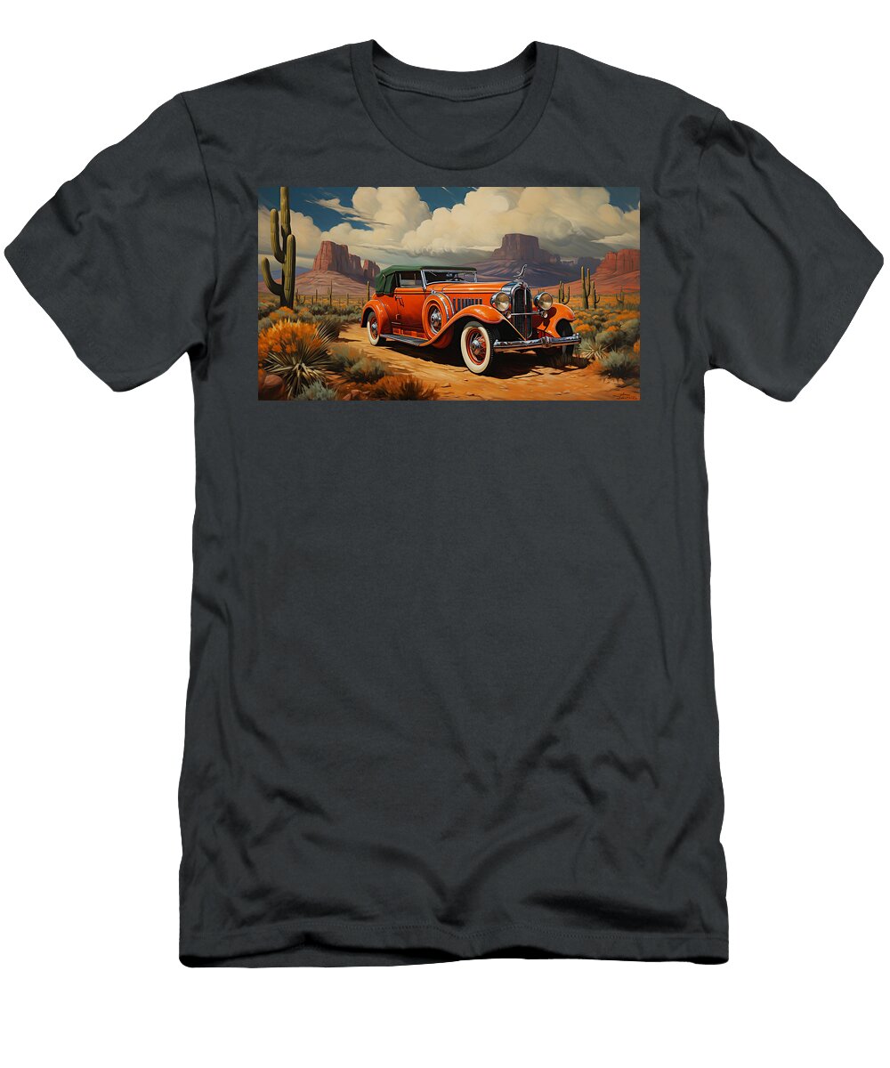 1928 Chrysler Imperial Roadster Stunning Deser By Asar Studios Celestial Images T-Shirt