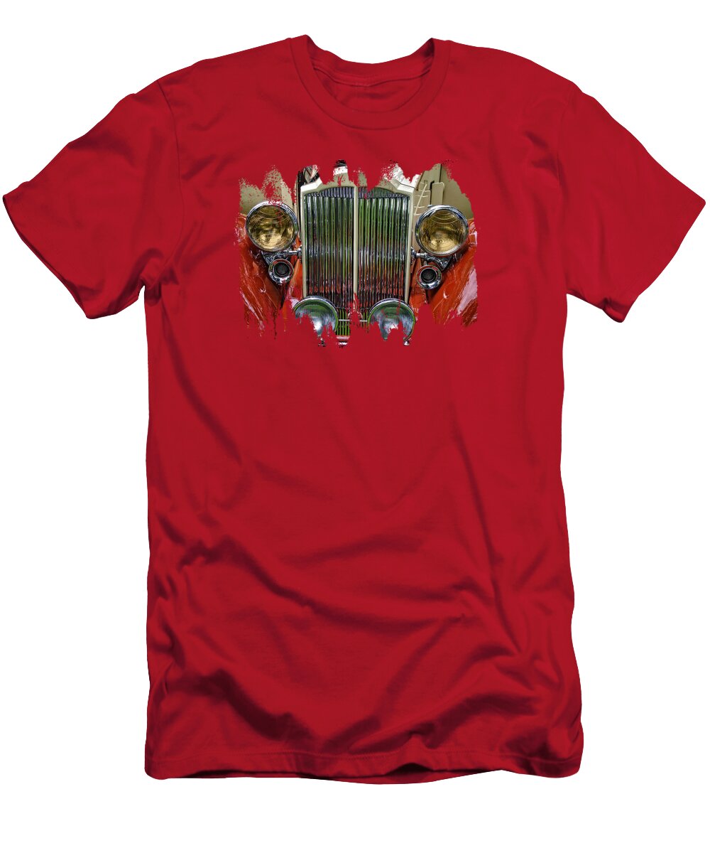 1928 Packard Roadster Vintage Car Art Classic American Luxury Automobile Thom Zehrfeld T-Shirt