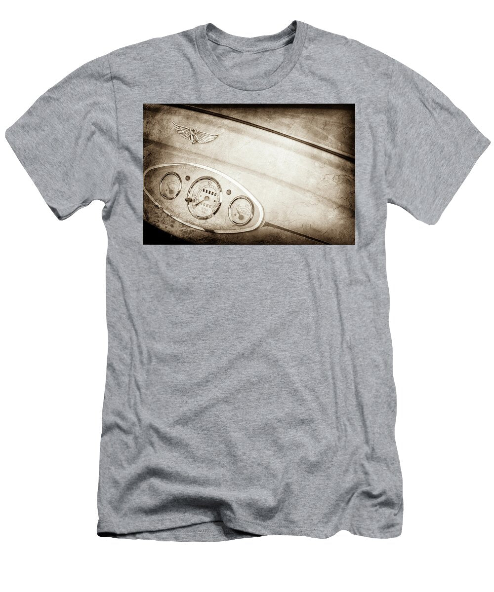 1929 Ford Model a Roadster Dashboard Emblem 0048s Jill Reger T-Shirt