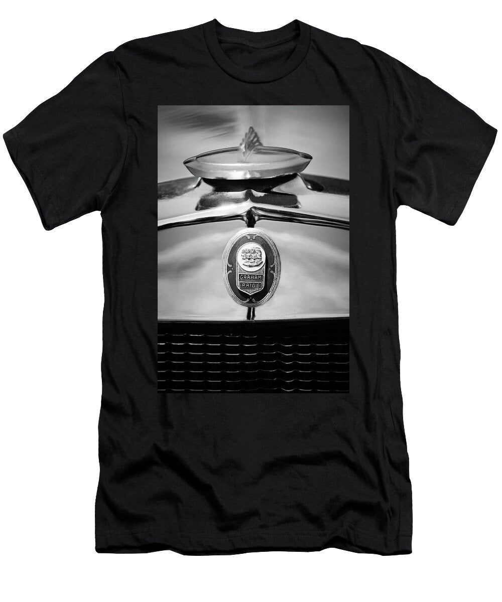 1929 Graham Paige Sport Roadster Emblem 0810bw Jill Reger T-Shirt