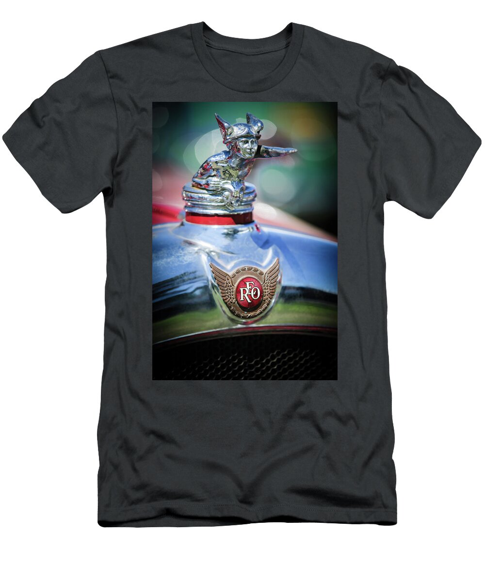 1929 Reo Flying Cloud Master Sport Roadster Hood Ornament Emblem 0826c Jill Reger T-Shirt