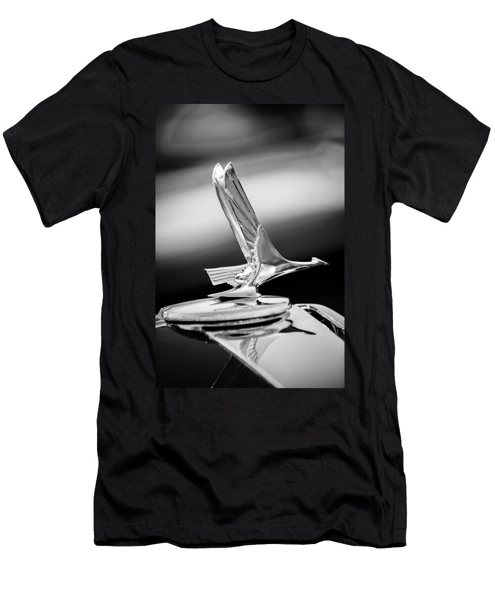 1931 Studebaker President Four Seasons Roadster Hood Ornament 1066bw Jill Reger T-Shirt