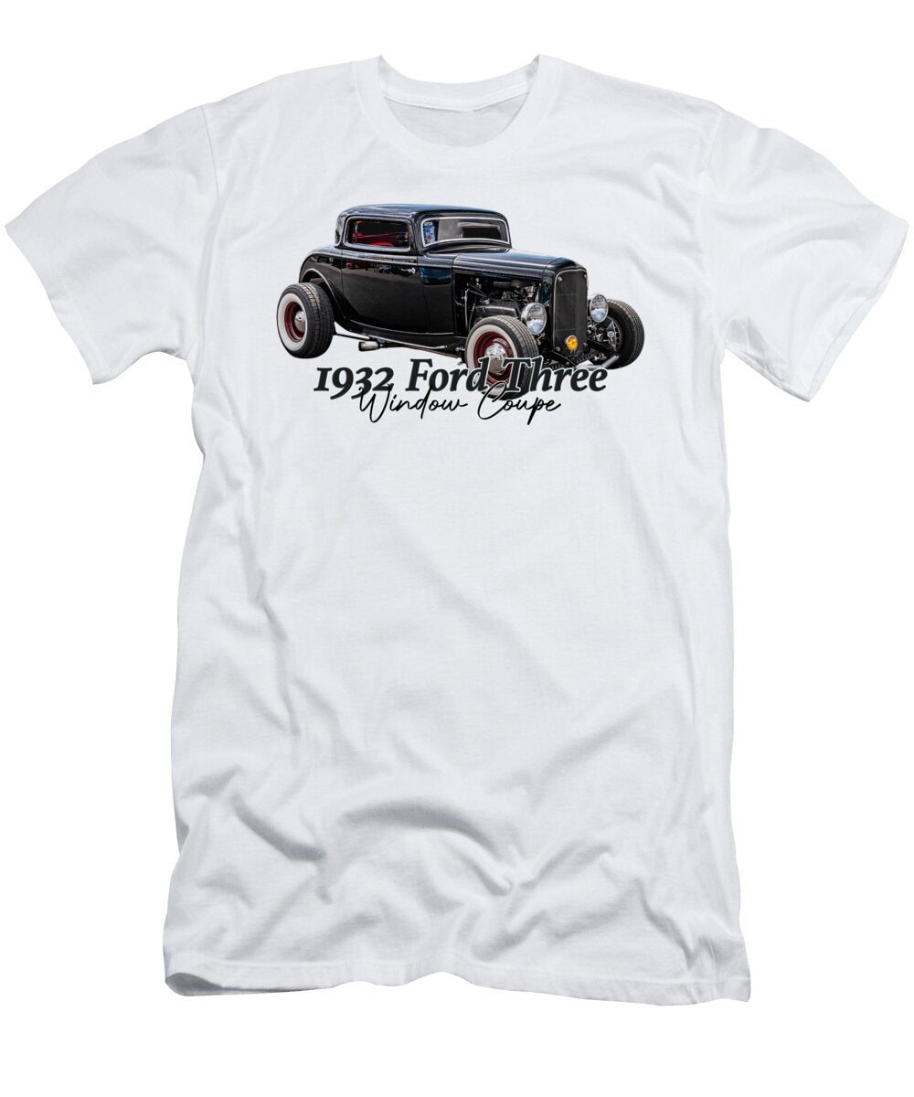 1932 Ford 3 Windw Coupe Gestalt Imagery T-Shirt