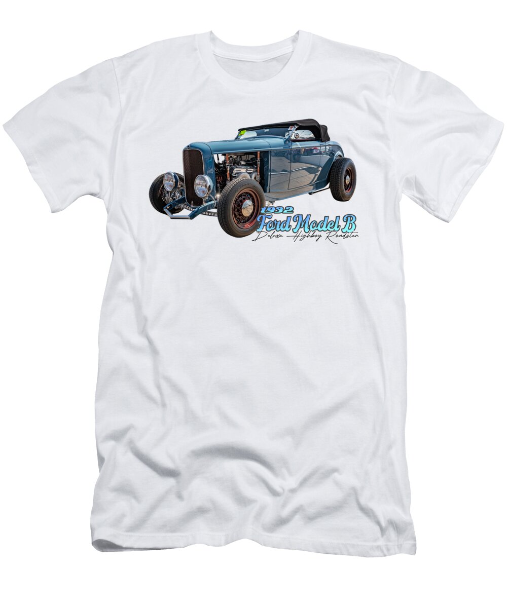 1932 Ford Model B Deluxe Highboy Roadster Gestalt Imagery T-Shirt