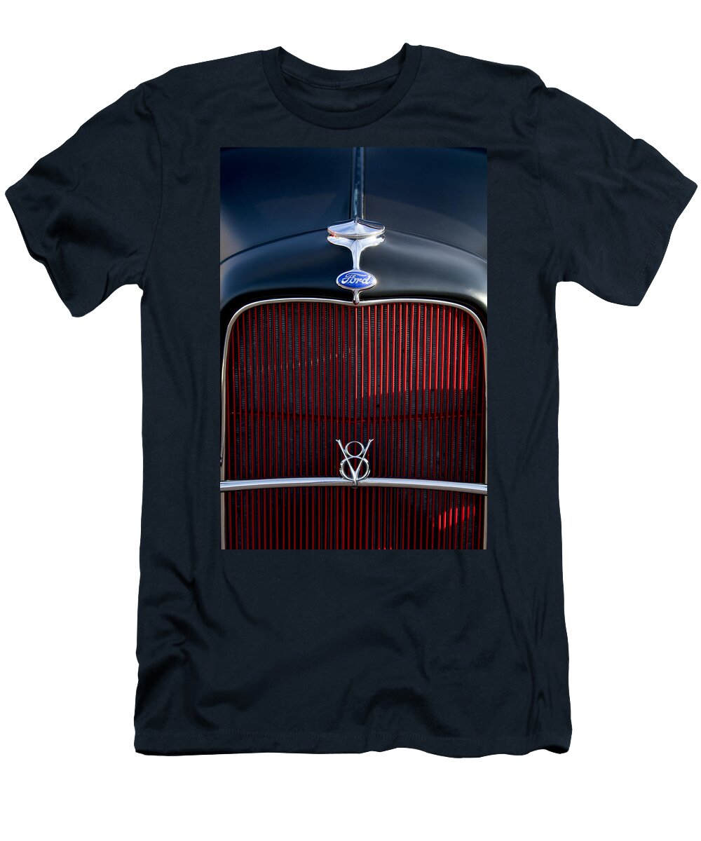 1932 Ford Roadster Grille 2 Jill Reger T-Shirt