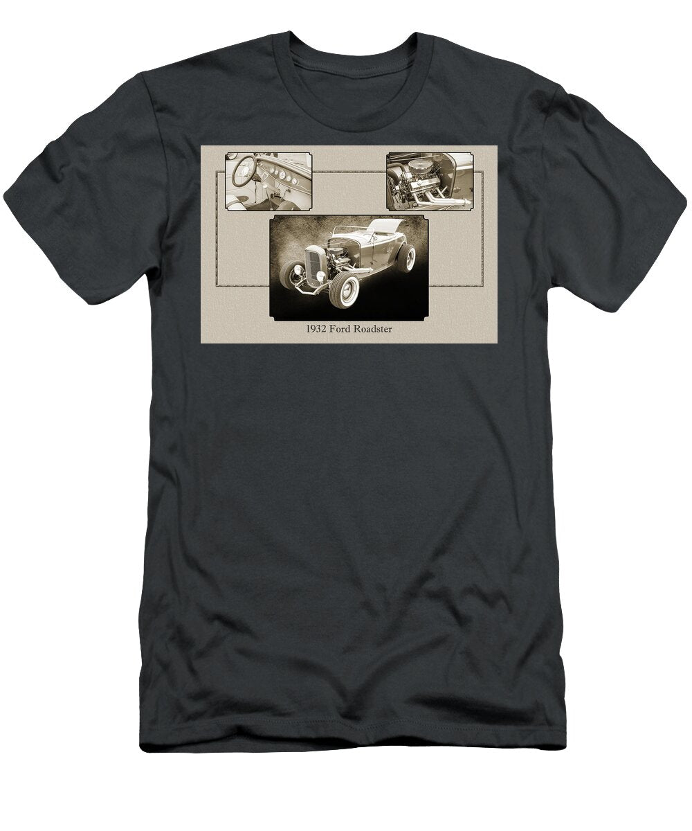1932 Ford Roadster Sepia Posters and Prints 02001 M K Miller T-Shirt