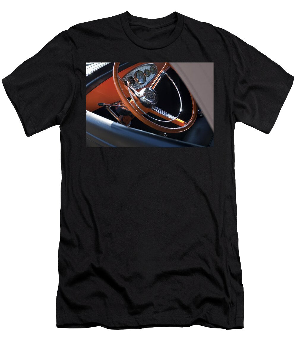 1932 Ford Roadster Steering Wheel Jill Reger T-Shirt