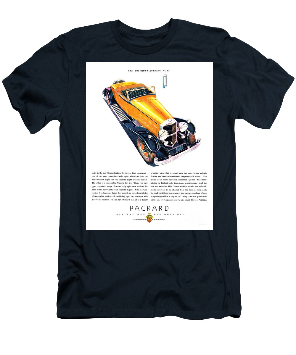 1932 Packard Roadster Advertisement Retrographs T-Shirt