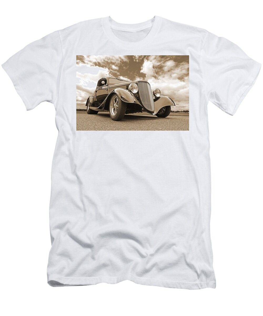 1934 Ford Coupe in Sepia Gill Billington T-Shirt