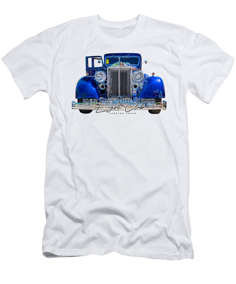 1934 Packard Super Eight Club Hardtop Sedan Gestalt Imagery T-Shirt