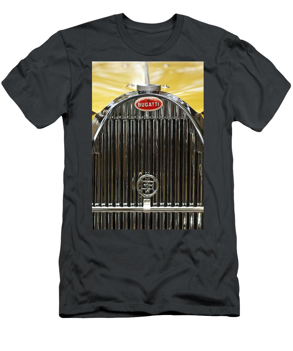 1935 Bugatti Type 57 Roadster Hood Emblem Jill Reger T-Shirt