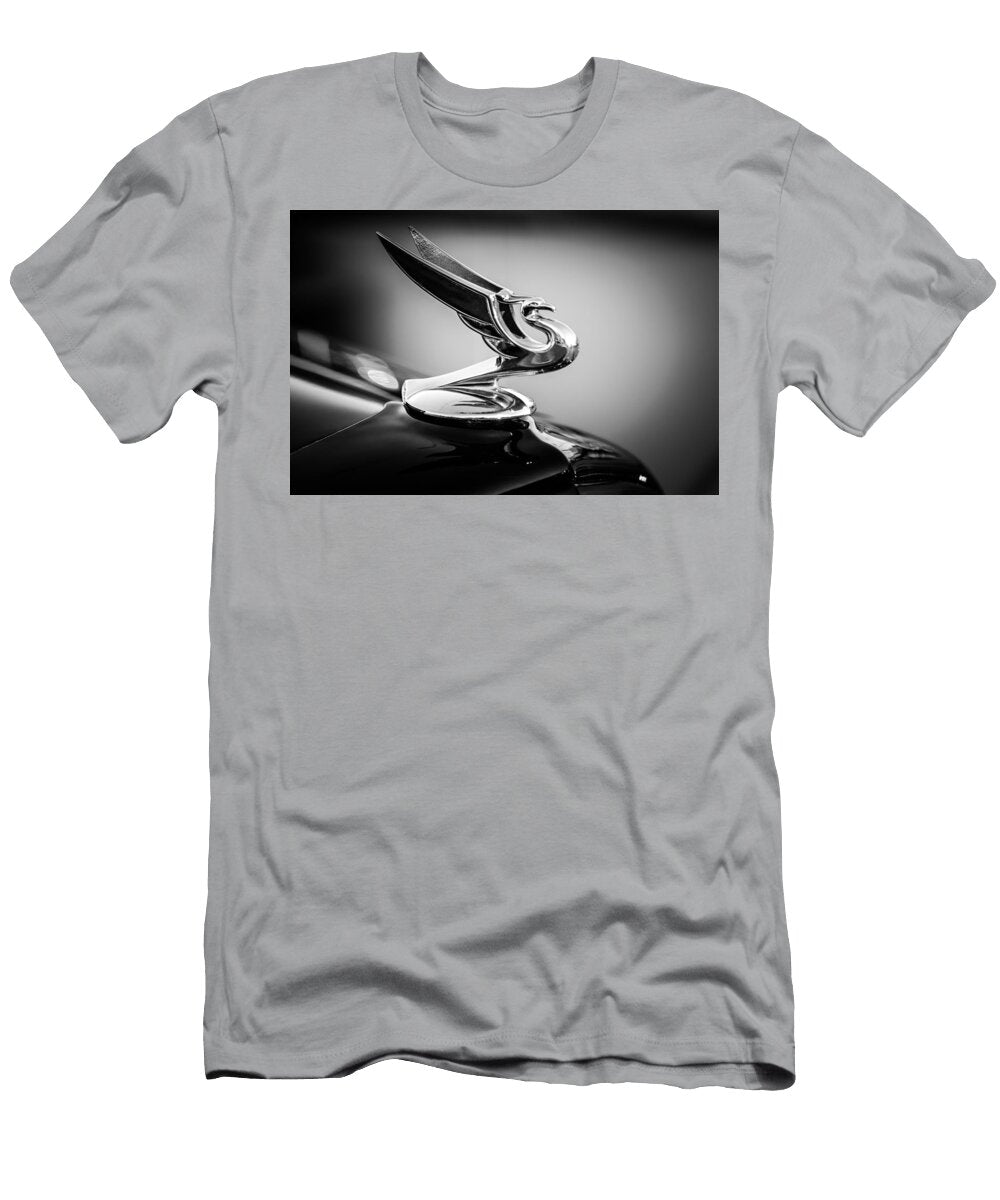 1935 Chevrolet Sedan Hood Ornament 0116bw Jill Reger T-Shirt