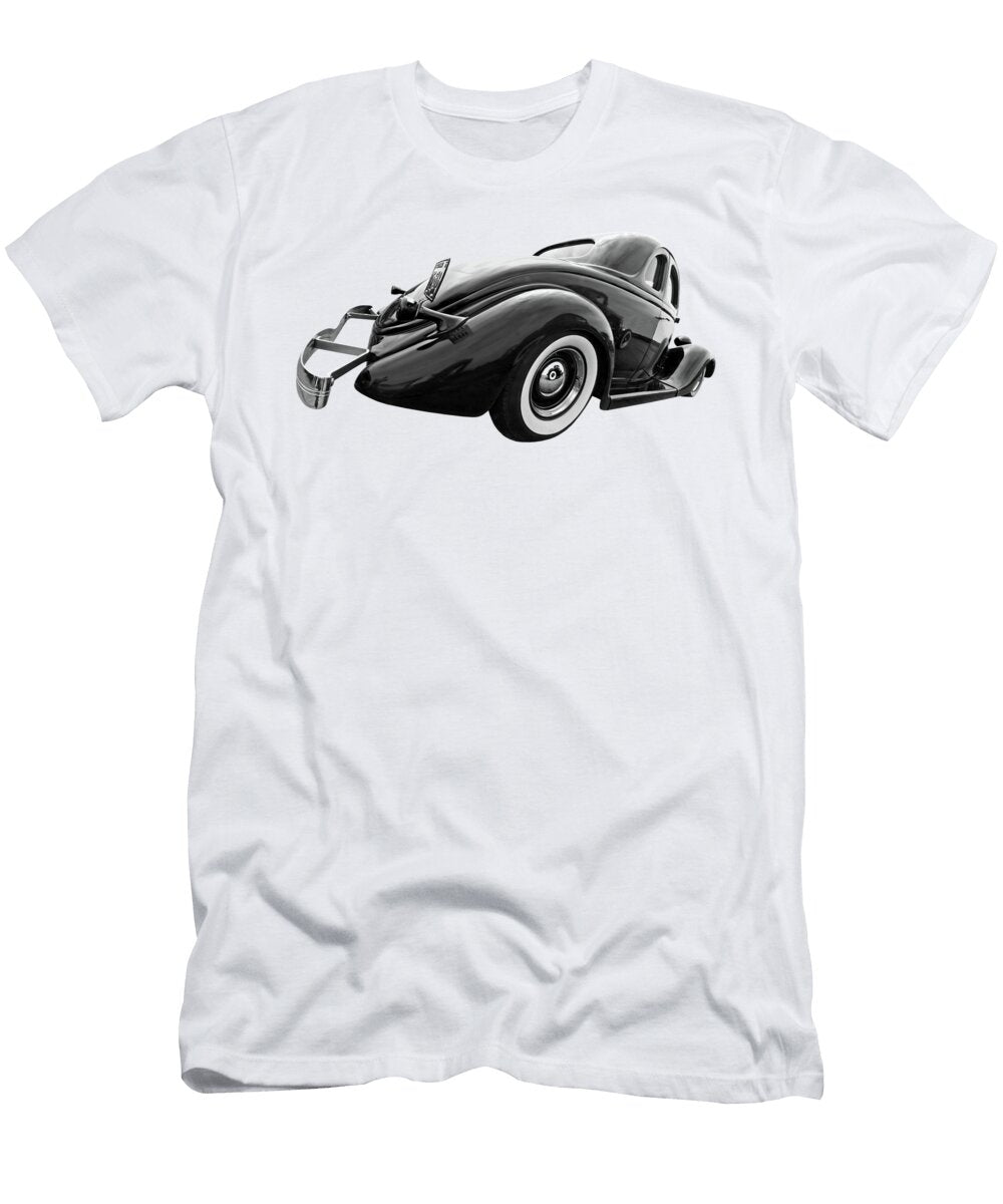 1935 Ford Coupe in Black and White Gill Billington T-Shirt