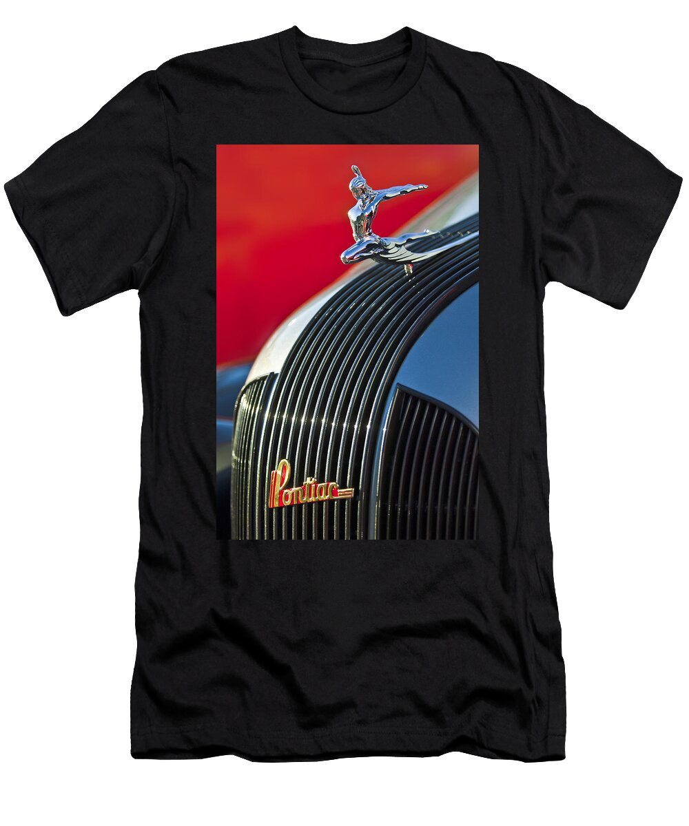 1935 Pontiac Sedan Hood Ornament Jill Reger T-Shirt