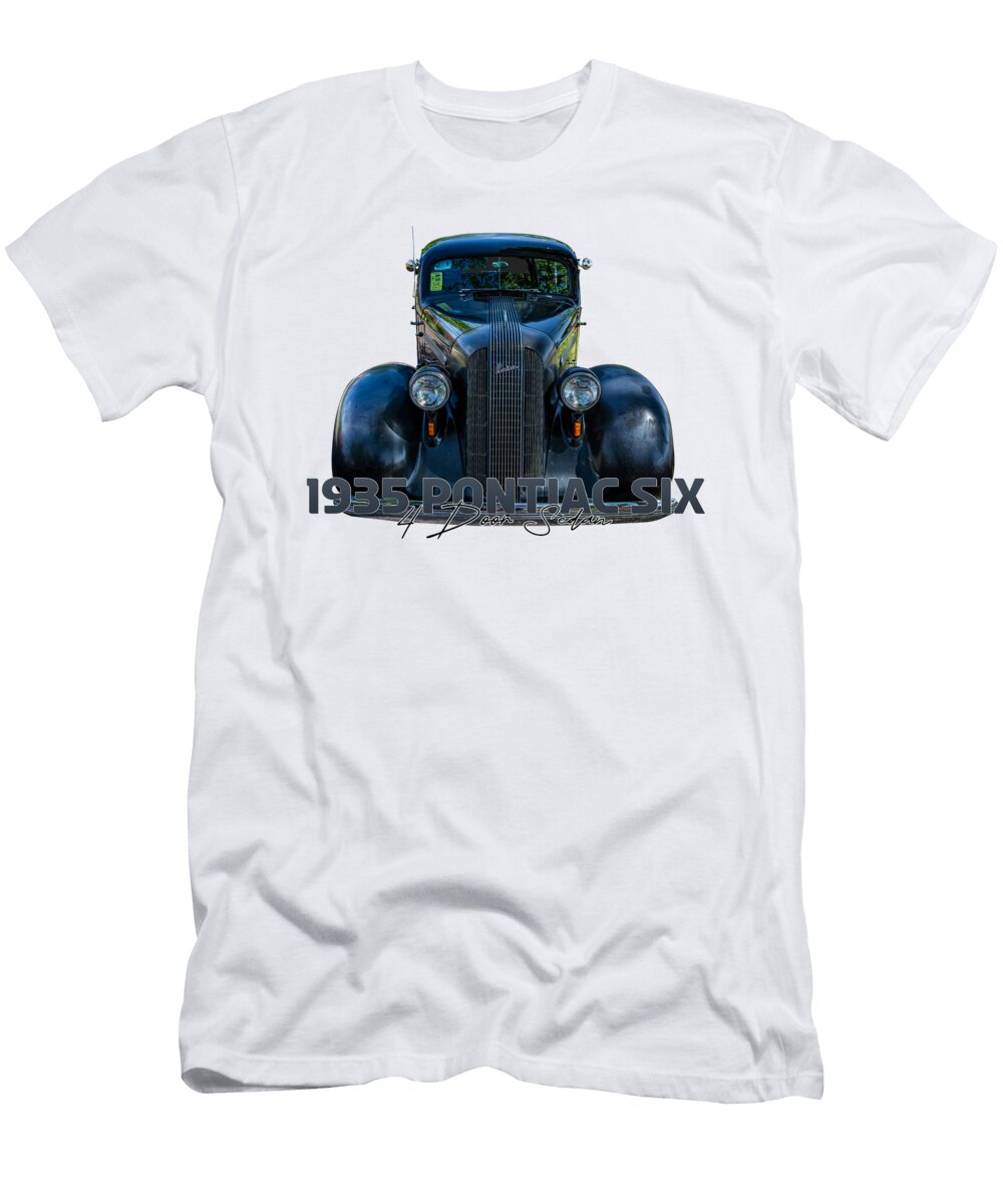 1935 Pontiac Six 4 Door Sedan Gestalt Imagery T-Shirt