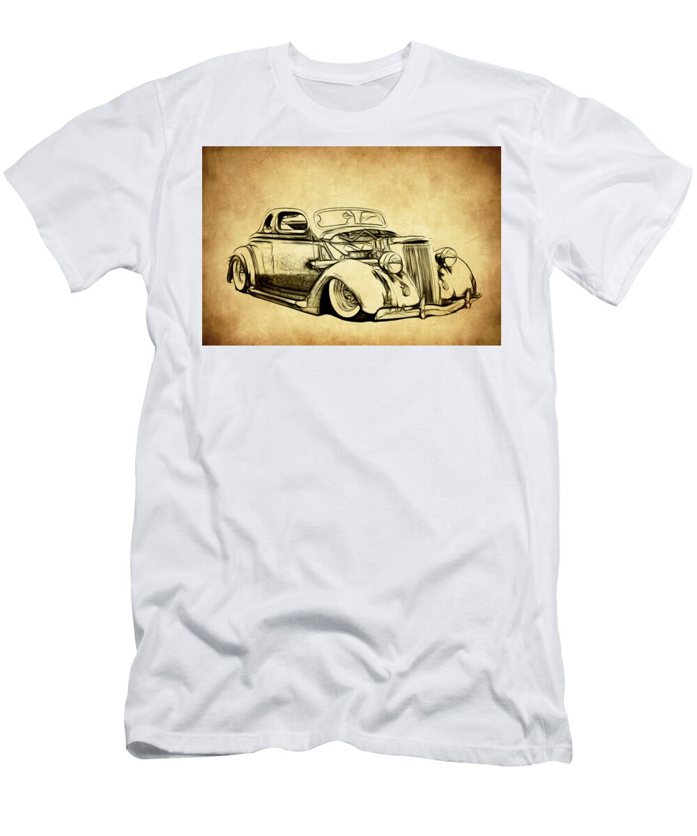 1936 Custom Ford Steve Mckinzie T-Shirt