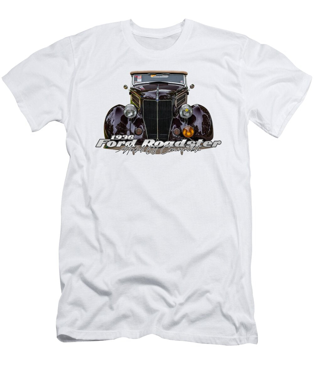 1936 Ford Roadster Model 68 Convertible Gestalt Imagery T-Shirt