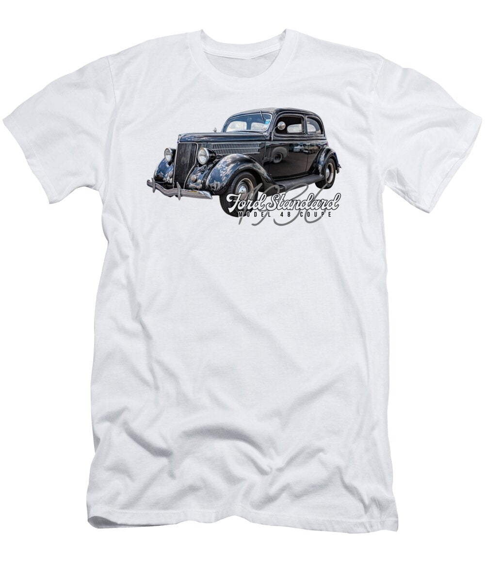 1936 Ford Standard Model 48 Coupe Gestalt Imagery T-Shirt