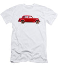 1936 Ford V8 Deluxe Fordor Trunk Back Tourong Sedan Background Christopher Edmunds T-Shirt