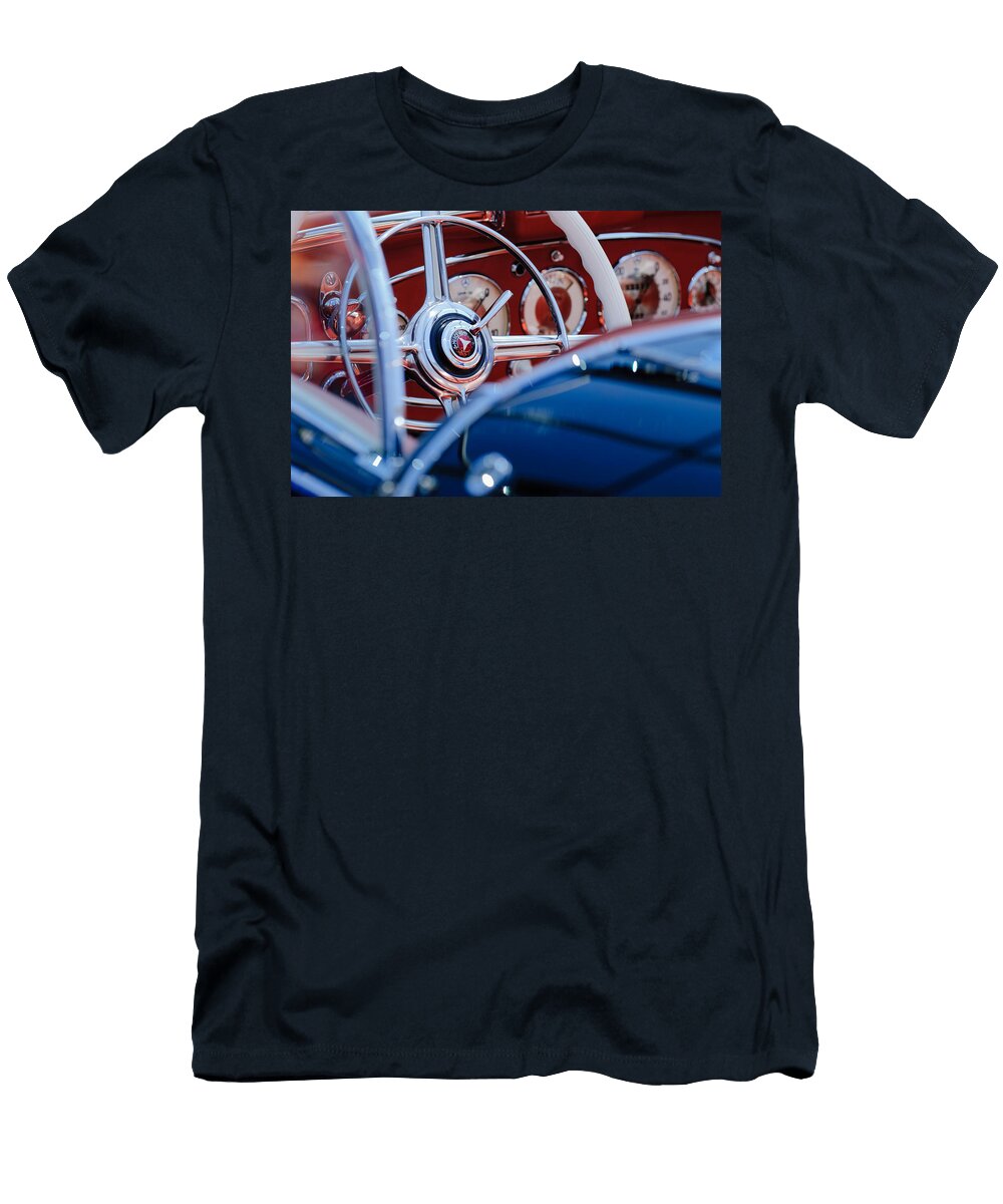 1936 Mercedes Benz 540 Special Roadster Steering Wheel Jill Reger T-Shirt