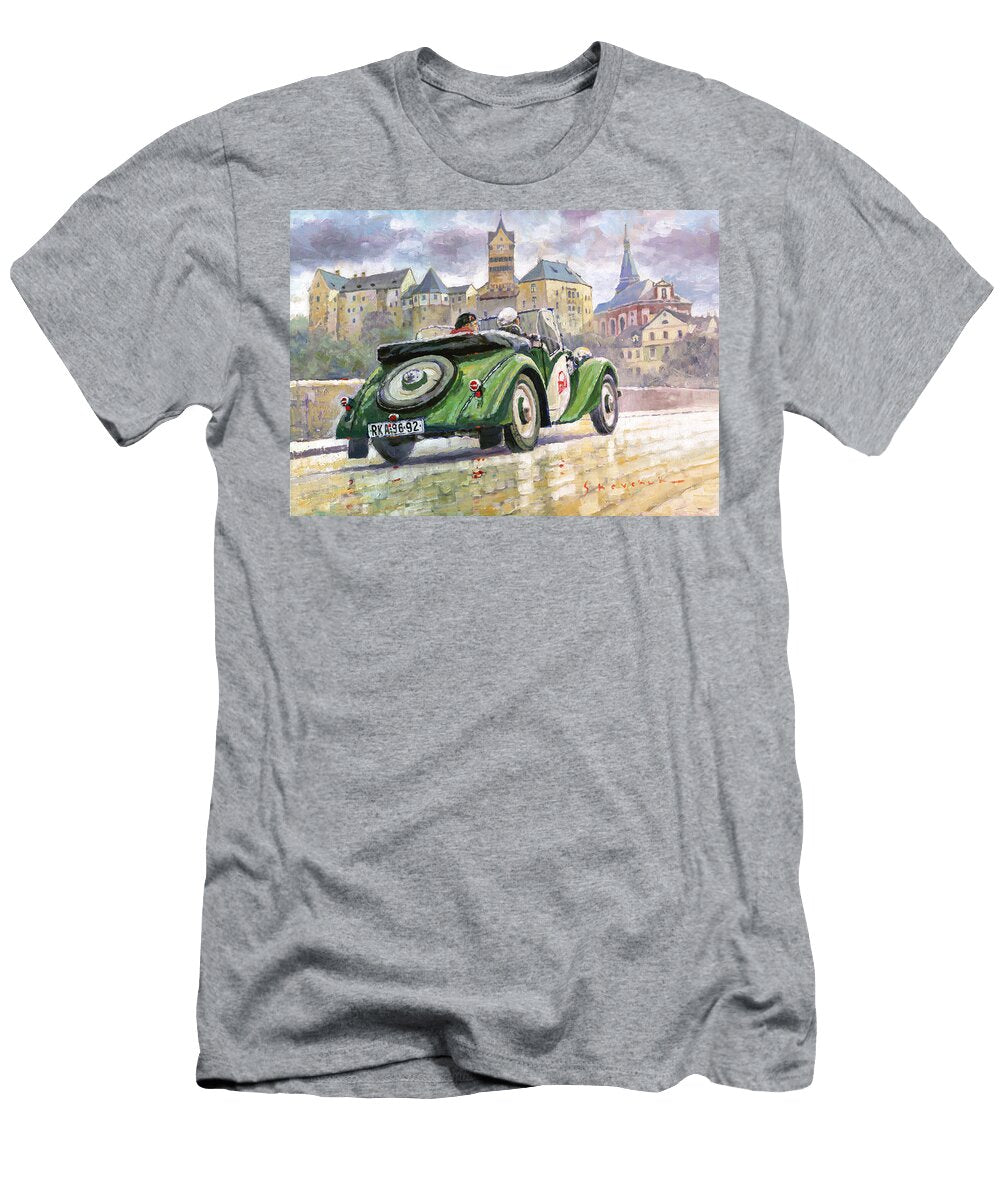 1936 Praga Baby Roadster and Loket Kastle Yuriy Shevchuk T-Shirt