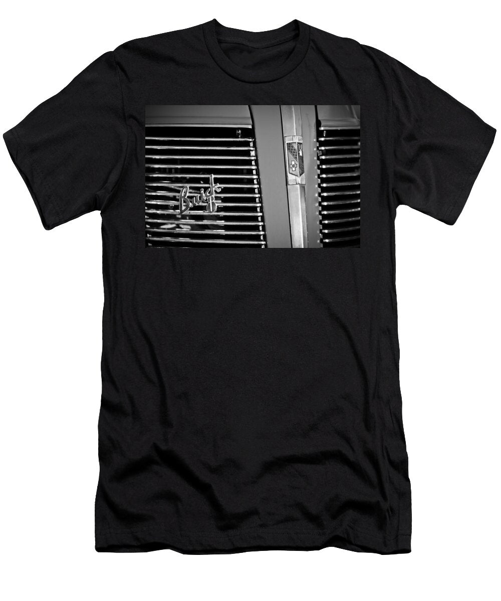 1937 Buick Boattail Roadster Grille Emblems 0997bw Jill Reger T-Shirt