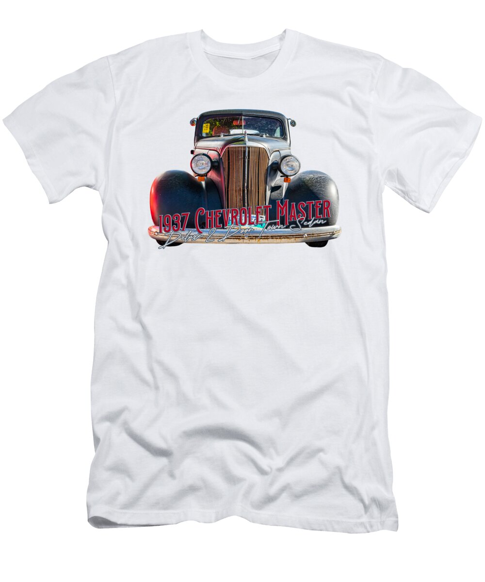 1937 Chevrolet Master Deluxe 2 Door Town Sedan Gestalt Imagery T-Shirt