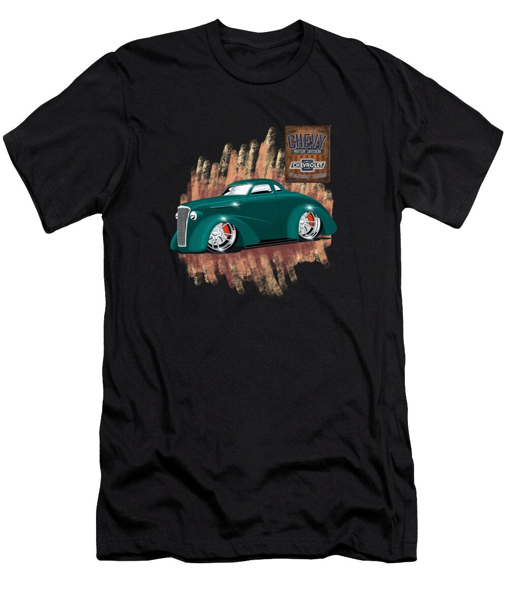 1937 Chevrolet Sedan Scarab Motorsports T-Shirt