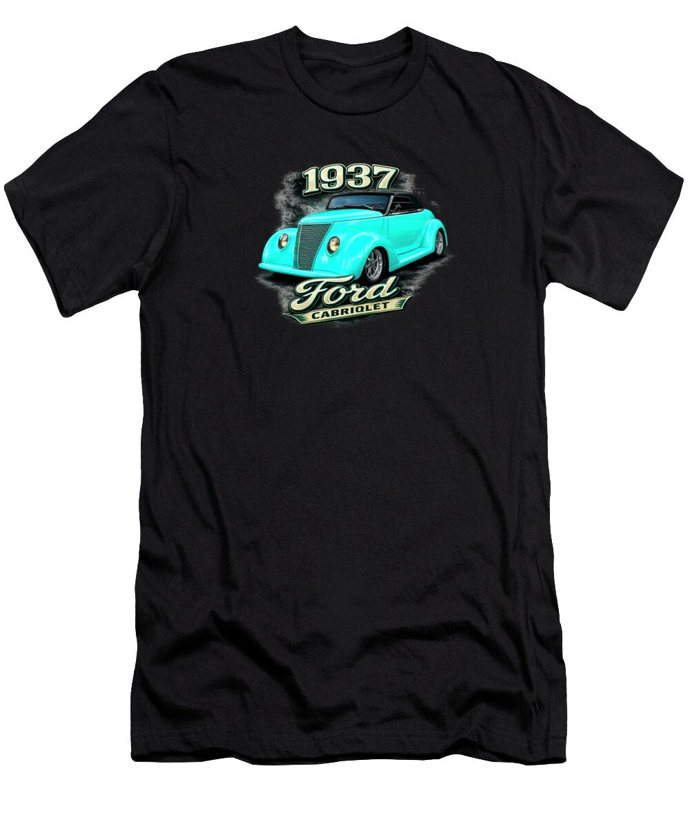 1937 Ford Cabriolet Thom Zehrfeld T-Shirt