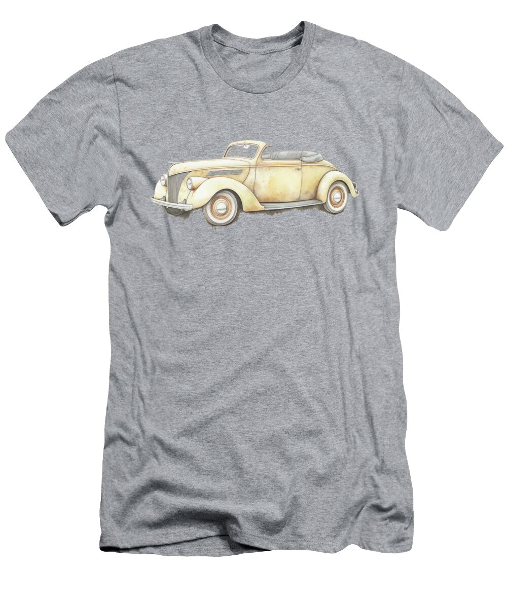 1937 Ford Coupe Watercolor 411 Mad Paperairplanes T-Shirt