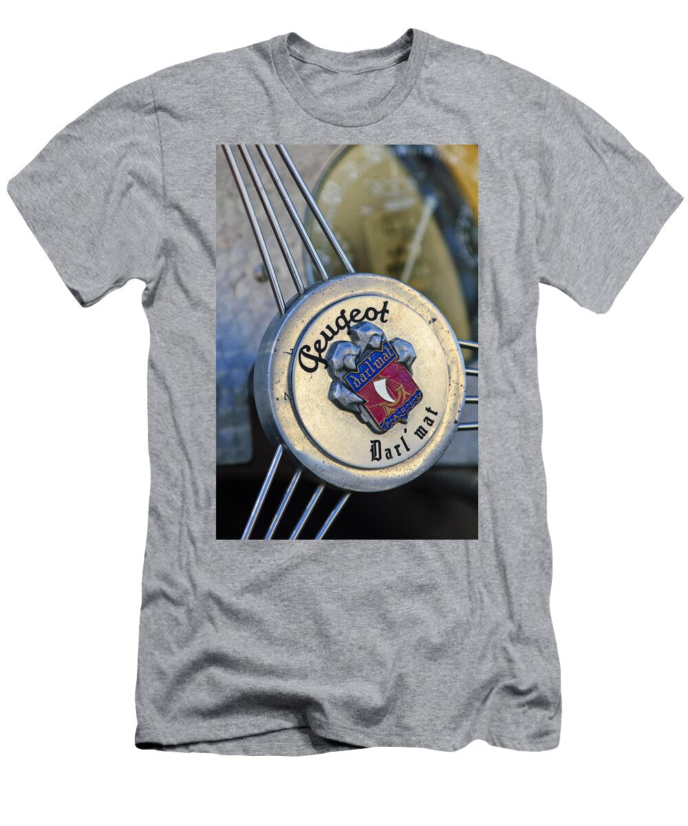 1937 Peugeot 402 Darlmat Legere Special Sport Roadster Recreation Steering Wheel Emblem Jill Reger T-Shirt
